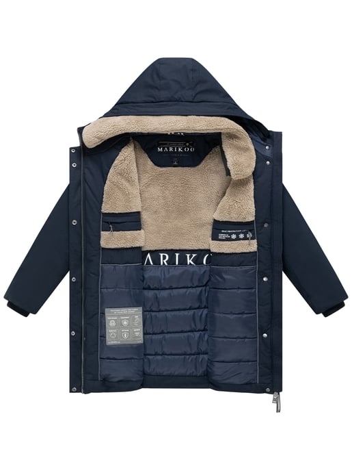 Marikoo dames winterparka Calistaa met verstelbare tailleriem - Image 4