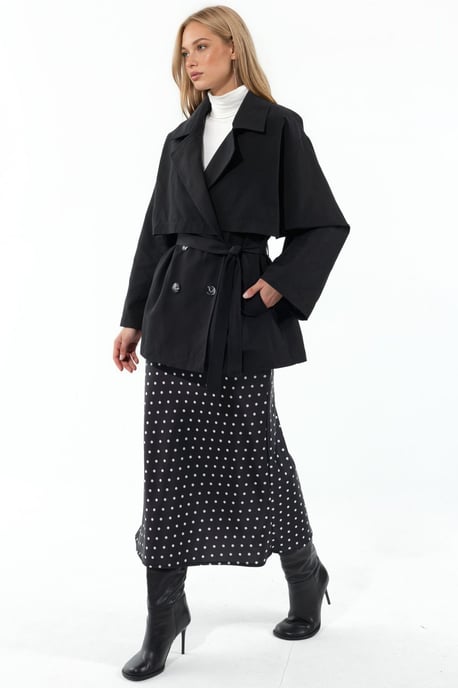 Dubbelzijdige Ceintuur Trenchcoat - Image 2