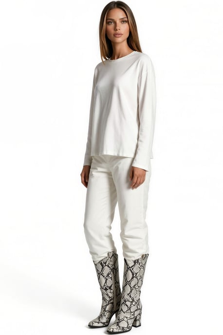 Katoenen Stretch Blouse - Image 2