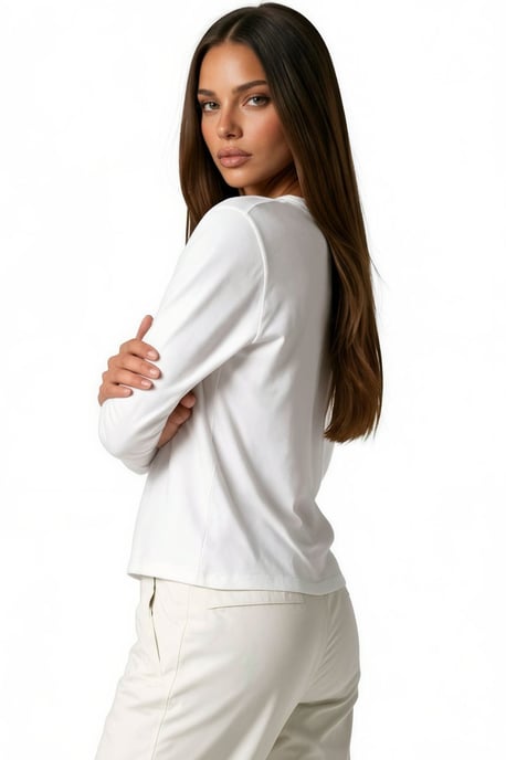 Katoenen Stretch Blouse - Image 3
