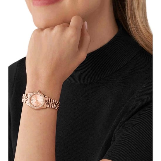 Michael Kors MK4739 Lexington Roze Gouden Dial Dameshorloge - Image 4