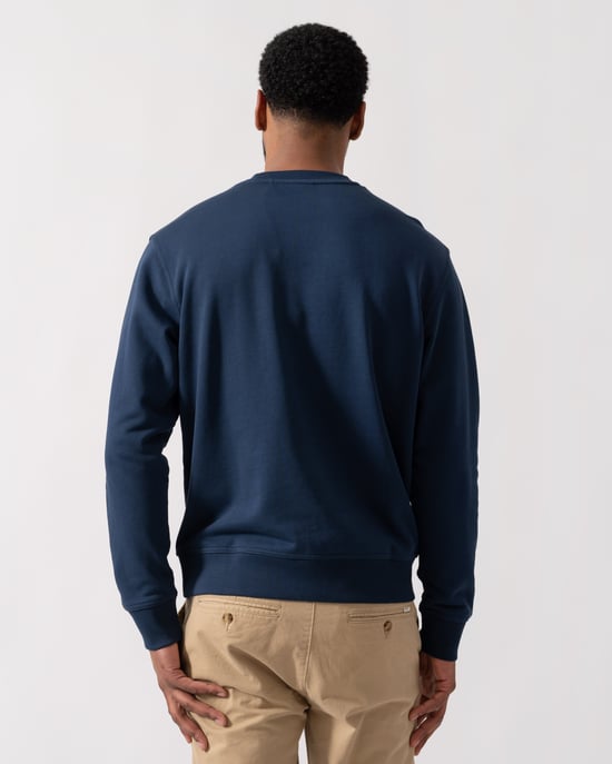 Hugo Boss blauw katoenen heren sweatshirt - Image 2