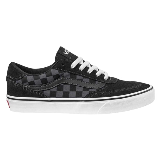 Vans Lage herensneakers van suède met ruitjespatroon uit Brooklyn (Zwart) - Image 1