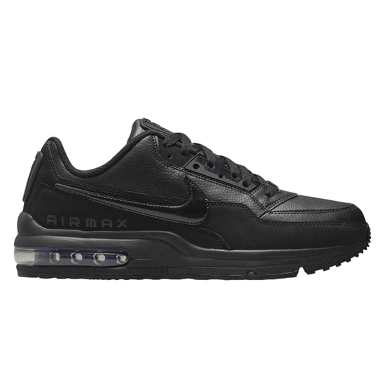 Nike Air Max-sportschoenen voor heren van gecoat leer (Drievoudig zwart) - Image 2