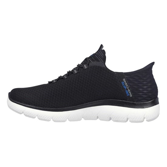 Skechers Mens Summits - Hoge Slip-In-sportschoenen (Zwart, Wit) - Image 2