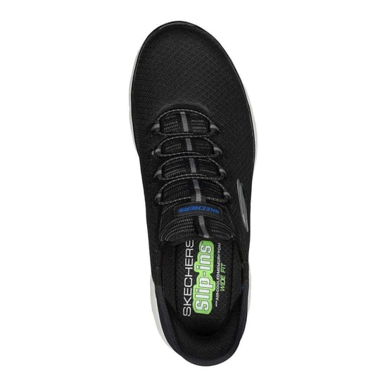 Skechers Mens Summits - Hoge Slip-In-sportschoenen (Zwart, Wit) - Image 3