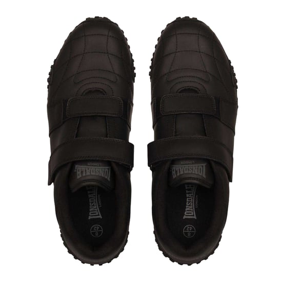 Lonsdale Leren sportschoenen voor heren van Fulham (Zwart) - Image 4
