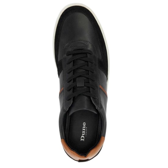 Dune London Heren Theron Leren Sportschoenen (Zwart) - Image 3