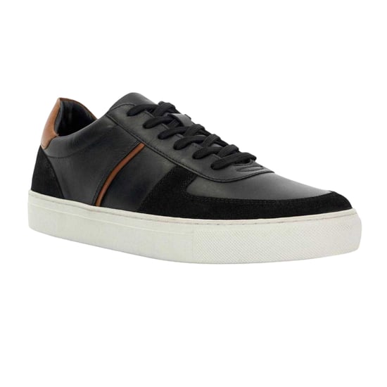 Dune London Heren Theron Leren Sportschoenen (Zwart) - Image 4