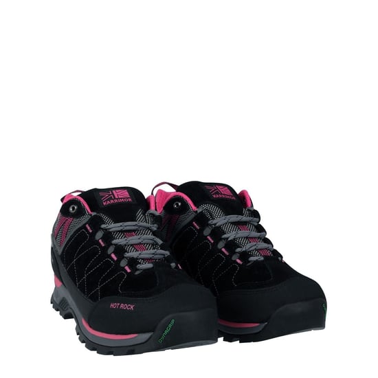 Karrimor Dames/Dames Hot Rock Suede Waterdichte Wandelschoenen (Zwart/roze) - Image 3
