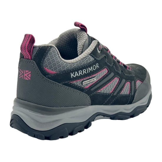 Karrimor Waterdichte wandelschoenen voor dames van het merk Mount (Zwart/roze) - Image 2