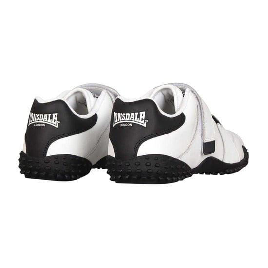 Lonsdale Leren sportschoenen voor heren van Fulham (Wit, Marine) - Image 2
