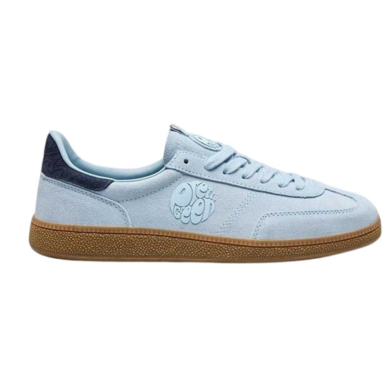 Pretty Green Heren Suède Trainers (Poederblauw) - Image 1