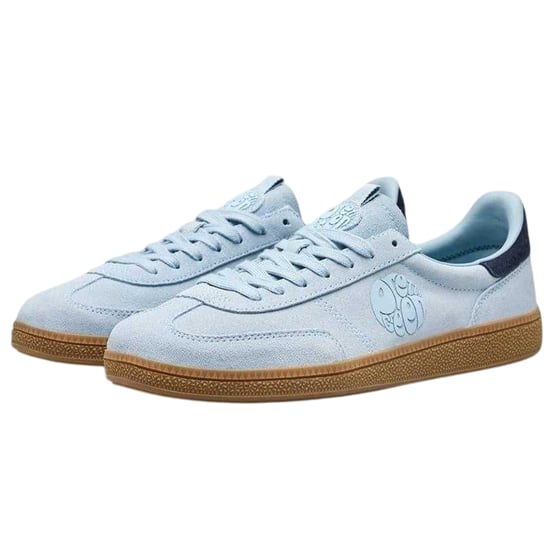 Pretty Green Heren Suède Trainers (Poederblauw) - Image 4