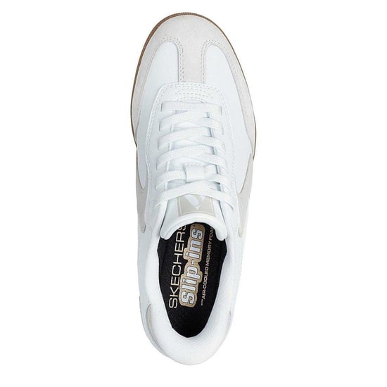 Skechers Platte sneakers van suède voor dames (Wit) - Image 3