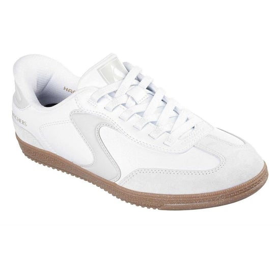 Skechers Platte sneakers van suède voor dames (Wit) - Image 5