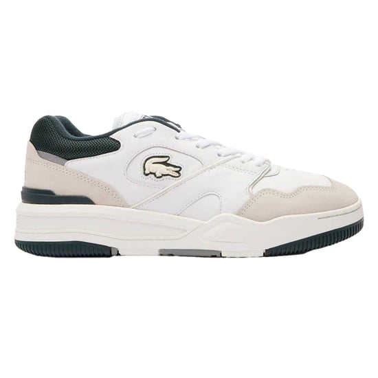 Lacoste Lineshot leren sportschoenen voor heren die geen strepen achterlaten (Wit) - Image 1