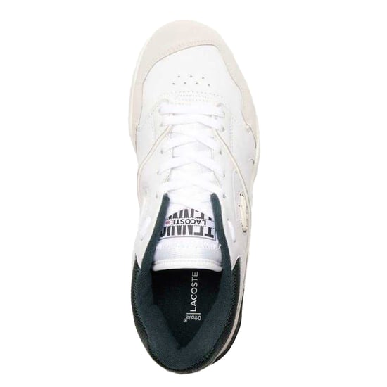 Lacoste Lineshot leren sportschoenen voor heren die geen strepen achterlaten (Wit) - Image 3