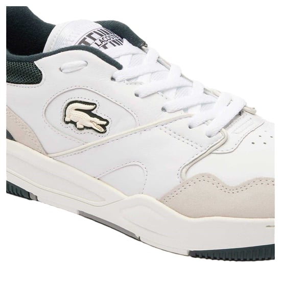 Lacoste Lineshot leren sportschoenen voor heren die geen strepen achterlaten (Wit) - Image 6