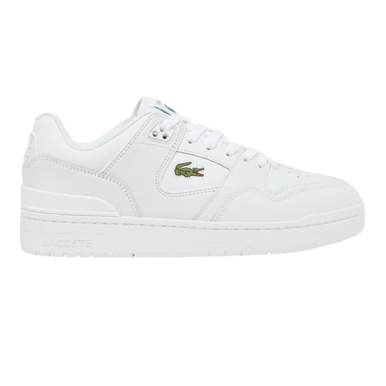 Lacoste Heren Court Cage Leren Trainers (Wit) - Image 1
