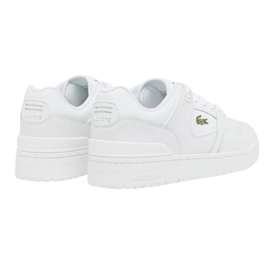 Lacoste Heren Court Cage Leren Trainers (Wit) - Image 2
