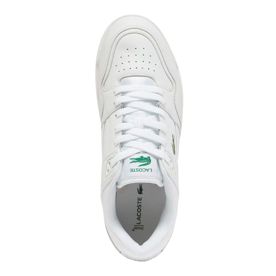 Lacoste Heren Court Cage Leren Trainers (Wit) - Image 3