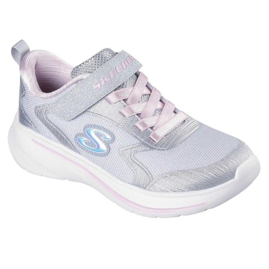 Skechers Glitter-sportschoenen voor kinderen (GRIJS/PINK) - Image 1