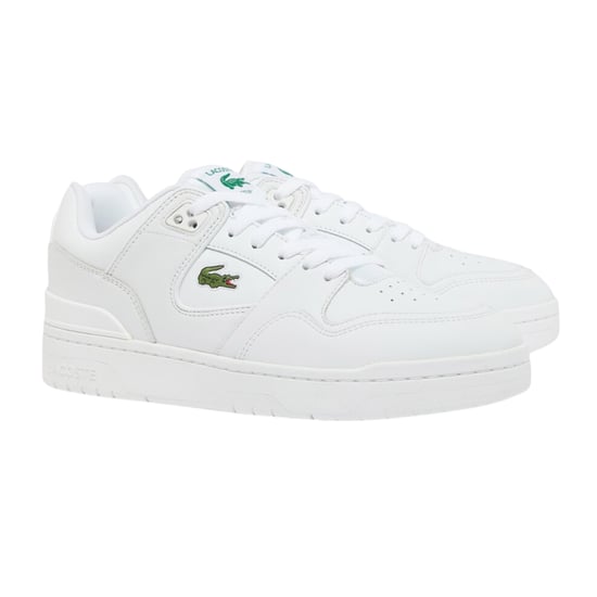 Lacoste Heren Court Cage Leren Trainers (Wit) - Image 5