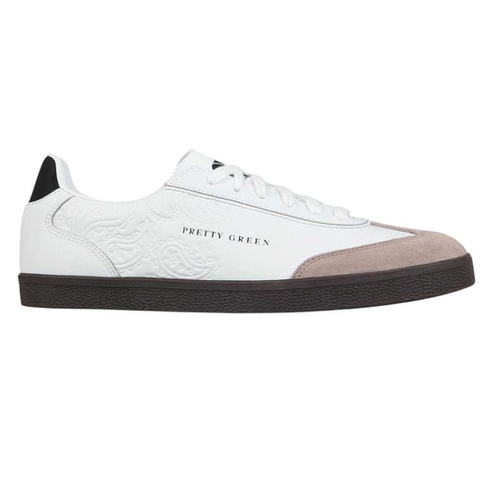 Pretty Green Leren sportschoenen voor heren van Moorgate (Wit) - Image 1