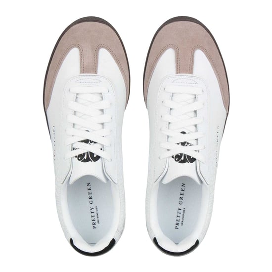 Pretty Green Leren sportschoenen voor heren van Moorgate (Wit) - Image 3