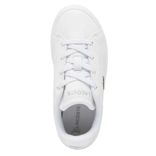 Lacoste Kindersneakers met geborduurd logo uit de Carnaby-collectie (Wit) - Image 3