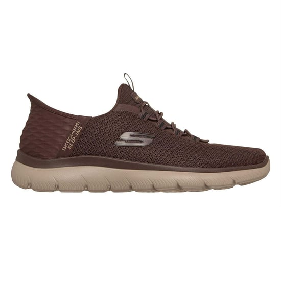 Skechers Mens Summits - Hoge Slip-In-sportschoenen (Chocolade) - Image 1