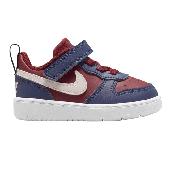 Nike Borough leren sportschoenen voor kinderen/jongeren (Rood, Marine) - Image 1