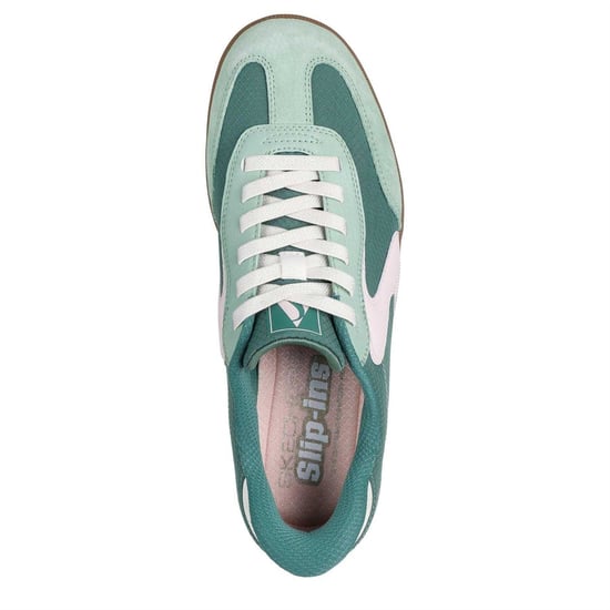 Skechers Platte sneakers van suède voor dames (Munt) - Image 3