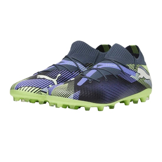 Puma Heren Ultra Match Stevige Grond Voetbalschoenen (Vorstgrijs) - Image 5