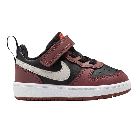 Nike Borough leren sportschoenen voor kinderen/jongeren (Zwart, Rood) - Image 1