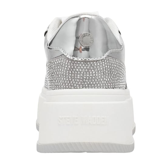 Steve Madden Dynamo-sportschoenen voor dames (Zilver) - Image 2