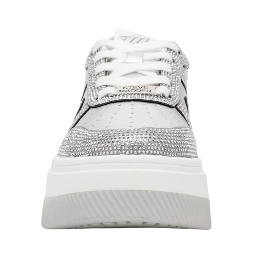 Steve Madden Dynamo-sportschoenen voor dames (Zilver) - Image 6