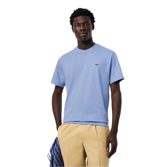 Lacoste Heren Geborduurd T-shirt met logo (Delfts Blauw) - Image 1