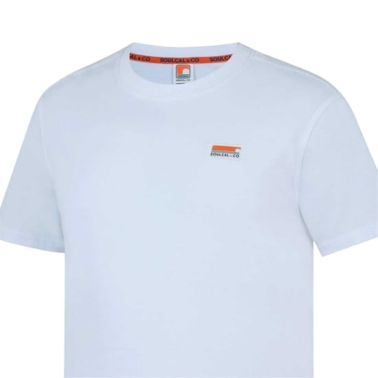 SoulCal Signature Regular T-shirt voor heren (Wit) - Image 4