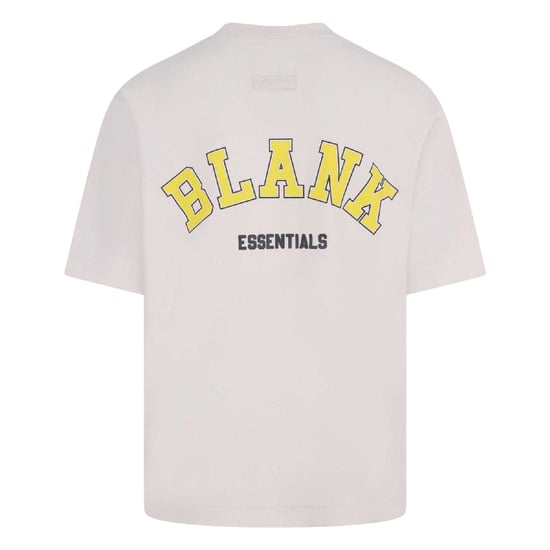 Blank Essentials Oversized T-shirt voor heren (College-stijl) (Bone) - Image 2