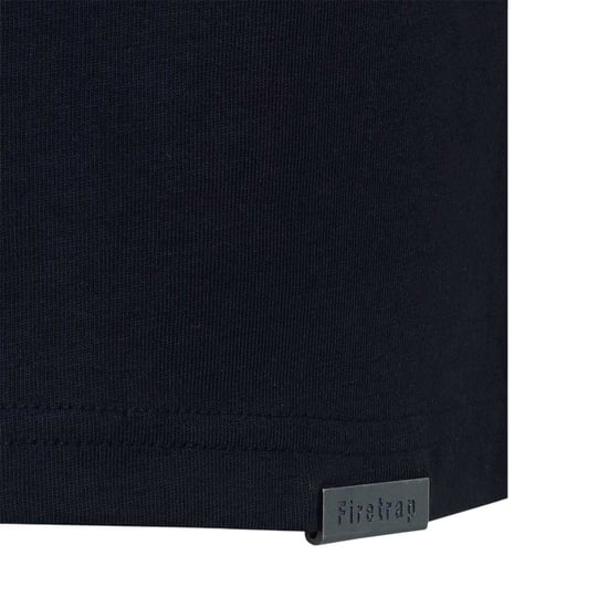 Firetrap Heren T-shirt katoen met logo (Zwart) - Image 3