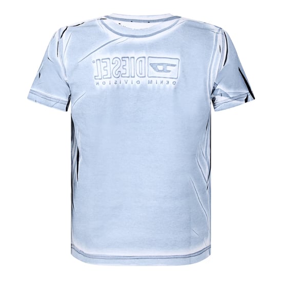 Diesel T-Regs N5 T-shirt voor heren met verweerde look (Wit) - Image 2
