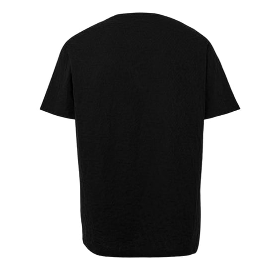 Armani Exchange Heren Textured Crew Neck Regular T-shirt (Zwart) - Image 3