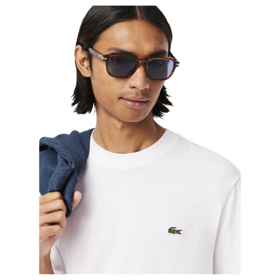 Lacoste Heren Geborduurd T-shirt met logo (Wit) - Image 1
