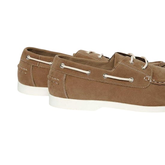 Threadbare Amis suède mocassin-bootschoenen voor heren (Steen) - Image 4