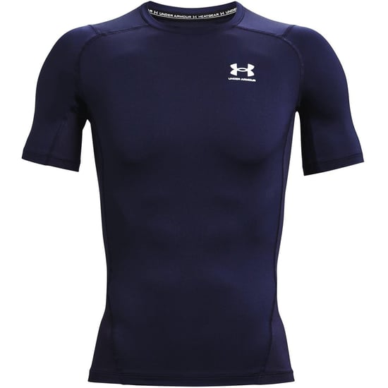 Under Armour Heren HeatGear Training T-shirt (Marine, Wit) - Image 1