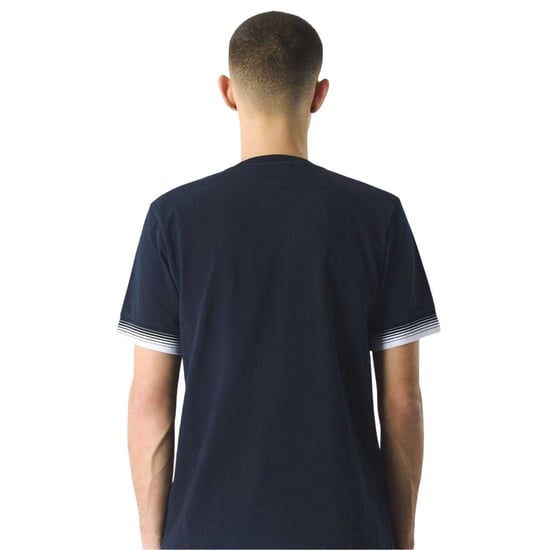 Pretty Green Henley-T-shirt voor heren, reguliere pasvorm (Marine) - Image 2
