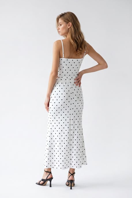 Dames Hoge Taille Polkadot Tweedelige Set - Image 6