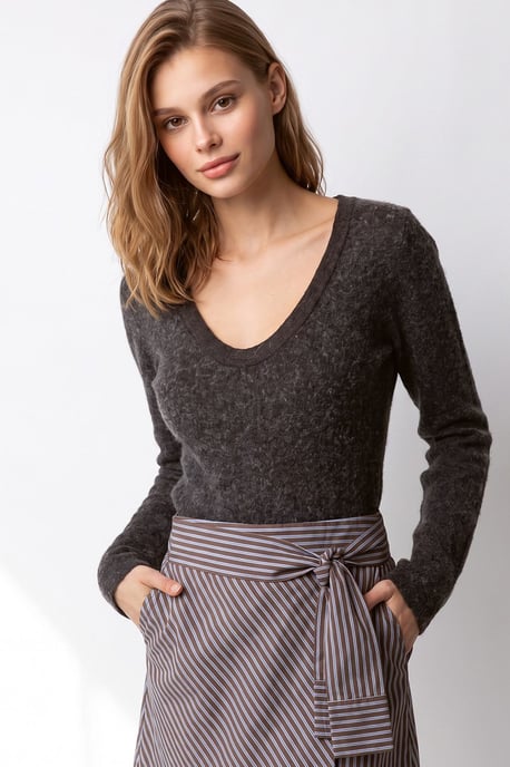 Dames Viscose Mix Kasjmier Trui - Image 3